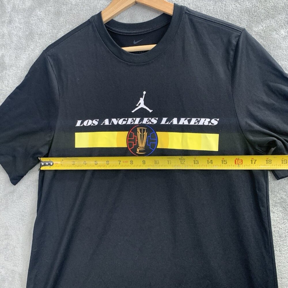 Nike Shirt Men Medium Tall Los Angeles Lakers Black NBA Cup In Season Tournament - Picture 3 of 9